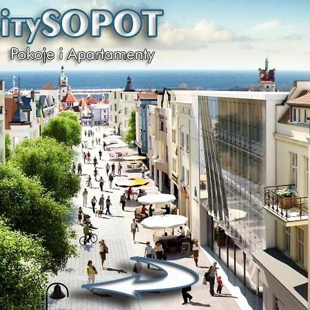 City Sopot Pokoje I Apartamenty Na Deptaku Kültér fotó